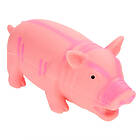 Latexgris hundleksak med originalljud ca 23 cm, rosa