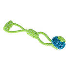 Limoen Rope & Ball hundleksak - ca Ø 6 x L 32 cm