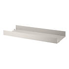 String Metallhyllplan 78x30 Hög Kant Beige