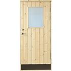Jabo Förrådsdörr 18 Rak Glas 9x20 / Höger