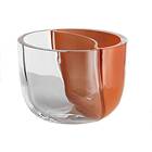 Solid Klarglas/brun Kosta Boda