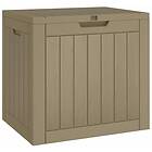 vidaXL Dynbox ljusbrun 55,5x43x53 cm polypropen 364163