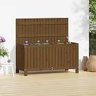 vidaXL Förvaringslåda honungsbrun 115x49x60 cm massiv furu 823839