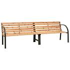 vidaXL Dubbelbench 241 cm kinesiskt granträ 317123