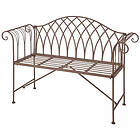 vidaXL Esschert Design Trädgårdsbench metall i Old English-stil MF009 411499