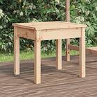 vidaXL Trädgårdsbench 50x44x45 cm massiv furu 823990