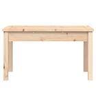 vidaXL Trädgårdsbench 80x44x45 cm massiv furu 823997