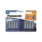 Panasonic 1,5V Aa/Lr6 8-Pack Evolta