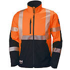 Helly Hansen Workwear JACKA ICU SOFTSHELL VARSEL ORANGE/GRANITGRÅ S