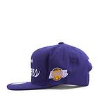 Mitchell & Ness Lakers Vintage Draft Script Snapback