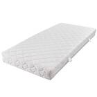 vidaXL Matelas med tvättbart överdrag 200 x 180 17 cm 241405