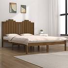 vidaXL Sängynrunko honungsbrun massiv furu 120x190cm 3103751