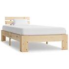 vidaXL Bed Frame massiv furu 90x200 cm 283160