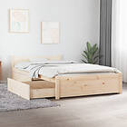 vidaXL Bed Frame med lådor 100x200 cm 3103488