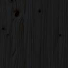 vidaXL Bed Frame svart massivt trä 90x190 cm 3FT6 3104707