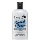 I Love... Coconut & Cream Bath & Shower Creme 500ml