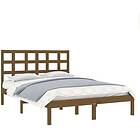 vidaXL Bed Frame honungsbrun massivt trä 150x200 cm 3105478