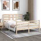 vidaXL Bed Frame massivt trä 150x200 cm 3105865