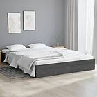 vidaXL Bed Frame grå massivt trä 120x190 cm 4FT 820074