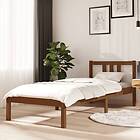vidaXL Bed Frame honungsbrun massiv furu 75x190 cm 2FT6 814847