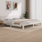 vidaXL Bed Frame vit massiv furu 200x200 cm 810516