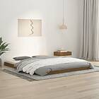 vidaXL Sängynrunko honungsbrun 160x200 cm massiv furu 823437