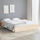 vidaXL Sängynrunko massivt trä 135x190 cm 833021
