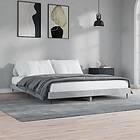 vidaXL Bed Frame betonggrå 120x200 cm konstruerad trä 832257