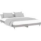 vidaXL Bed Frame grå sonoma 200x200 cm konstruerat trä 832115