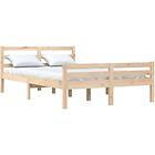 vidaXL Bed Frame massivt trä 160x200 cm 814829
