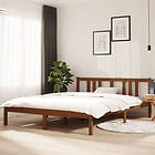 vidaXL Bed Frame honungsbrun massivt trä 150x200 cm 814892