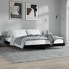 vidaXL Bed Frame svart 160x200 cm massivt trä 832126