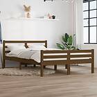 vidaXL Bed Frame honungsbrun massivt trä 120x190 cm 4FT 814792