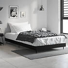 vidaXL Bed Frame svart 90x200 cm konstruerat trä 832270