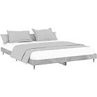 vidaXL Bed Frame betonggrå 160x200 cm konstruerat trä 832233