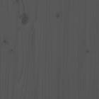 vidaXL Bed Frame grå massivt trä 135x190 cm 4FT6 815021