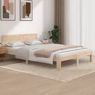 vidaXL Bed Frame massiv furu 140x200 cm 810495