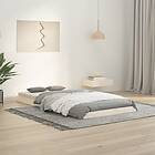 vidaXL Bed Frame vit 90x190 cm massiv furu 823480