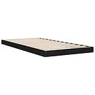 vidaXL Sängynrunko svart 90x190 cm massiv furu 823483