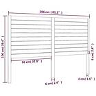 vidaXL Sengegavl honungsbrun 206x4x100 cm massiv furu 819043