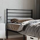vidaXL Huvudgavel metall svart 90 cm 352347
