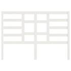 vidaXL Sänggavel vit 126x4x104 cm massiv furu 818131