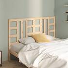 vidaXL Sänggavel 126x4x100 cm massiv furu 817830