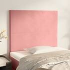 vidaXL Huvudgavlar 2 st rosa 100x5x78/88 cm