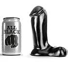 All Black dildo realistic 14 cm