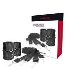Darkness interlace over and under bed restraint set
