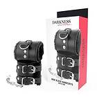 Darkness wrist restraints black with fur