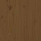 vidaXL Utdragbar dagbädd honungsbrun 2x(90x200) cm massiv furu 3108305