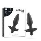 Addicted Toys anal plug massager with vibration black