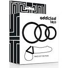 Addicted Toys Ring Set Svart 3st